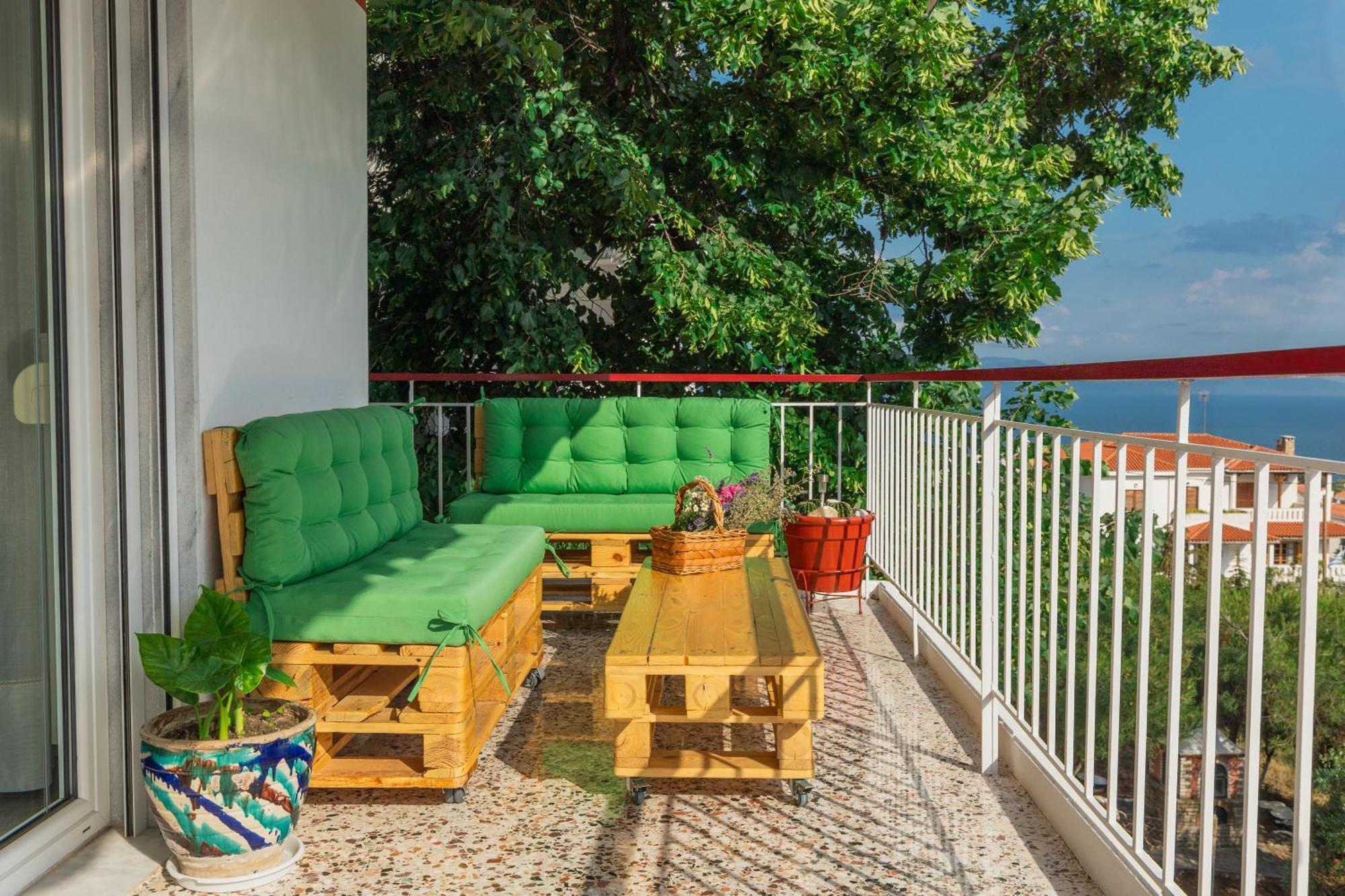 Mimoza'S Sea View Apartment Palaiontsiflikion Exterior foto